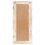 VidaXL vidaXL Solid Mango Wood Mirror White 110x50 cm Home Wall Mounted Makeup Mirror 3