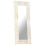 VidaXL vidaXL Solid Mango Wood Mirror White 110x50 cm Home Wall Mounted Makeup Mirror 9