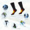 Electric Heated Socks USB Rechargeable Battery Foot Thermal Sock 6