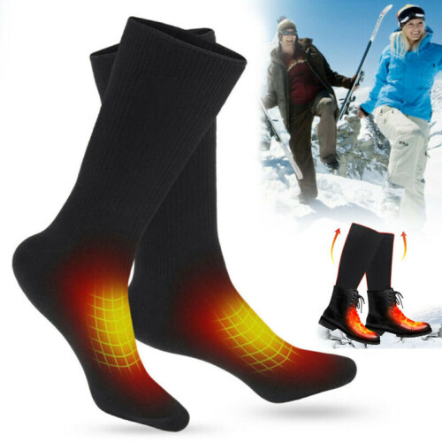 Electric Heated Socks USB Rechargeable Battery Foot Thermal Sock