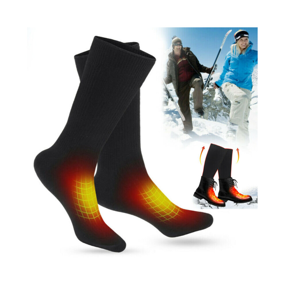Electric Heated Socks USB Rechargeable Battery Foot Thermal Sock