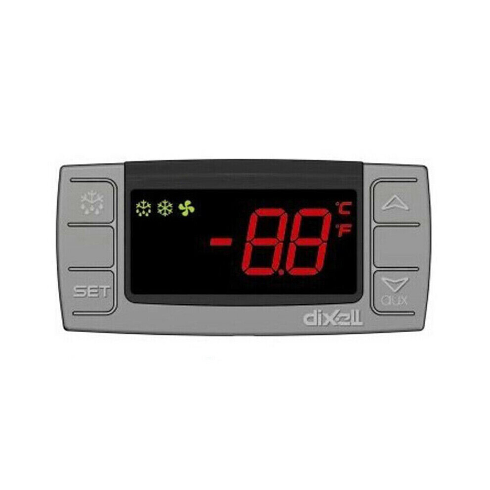 Autopartvincently Dixell Xr02cx-5N0c1 230V/50-60Hz Digital Thermostat Controller Defrost Programmable-Commercial For Fridges Freezers Heating Appliances