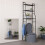 (Black) Over Toilet Shelf Storage Bathroom 3 Tier 1