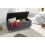 (Charcoal Grey) Secreto Fabric Ottoman Lift Up Storage Bench 4