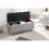 (Light Grey) Secreto Fabric Ottoman Lift Up Storage Bench 2