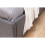 Side Lift Ottoman Storage Bed Frame Only - Grey Fabric 3