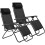 Zero gravity reclining garden chairs - Set of 2 1