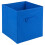 URBN Living (Dark Blue Medium, 2) Collapsible Cube Storage Boxes Carry Handles 1