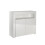 (White) MMT Modern White/Black Matt Gloss Buffet Sideboards Display Cabinets with LED Lights 3