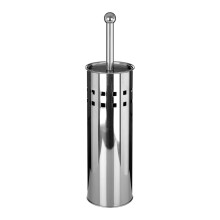 Premier Housewares Toilet Brush With Holder, Stainless Steel