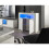(White) MMT Modern White/Black Matt Gloss Buffet Sideboards Display Cabinets with LED Lights 2