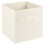 URBN Living (Cream Medium, 4) Collapsible Cube Storage Boxes Carry Handles 1