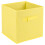 URBN Living (Yellow Medium, 2) Collapsible Cube Storage Boxes Carry Handles 1