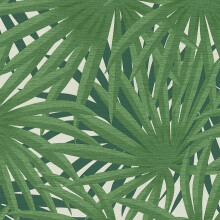 (Green White 37861-3) AS Creation Tropical Jungle Forest Leaf Leaves Wallpaper Textured Metallic Vinyl