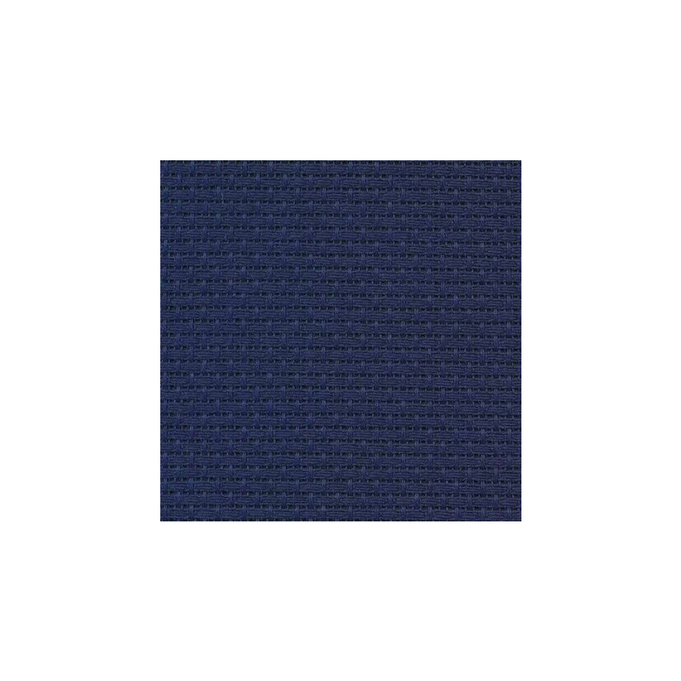 Fat Quarter 14 Count Navy Blue Aida Cross Stitch Fabric - 55 x 50cm