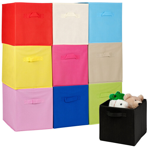 URBN Living (One Of Each Medium, 1) Collapsible Cube Storage Boxes Carry Handles