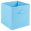 URBN Living (Sky Blue Medium, 2) Collapsible Cube Storage Boxes Carry Handles 1