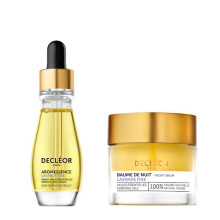 Decleor Lavender Fine Aromessence Essential Oil-Serum 15ml and Rejuvenating Night Balm 15ml