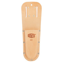 Felco 923 extra long leather holster for Model 13 secateurs with Loop and clip