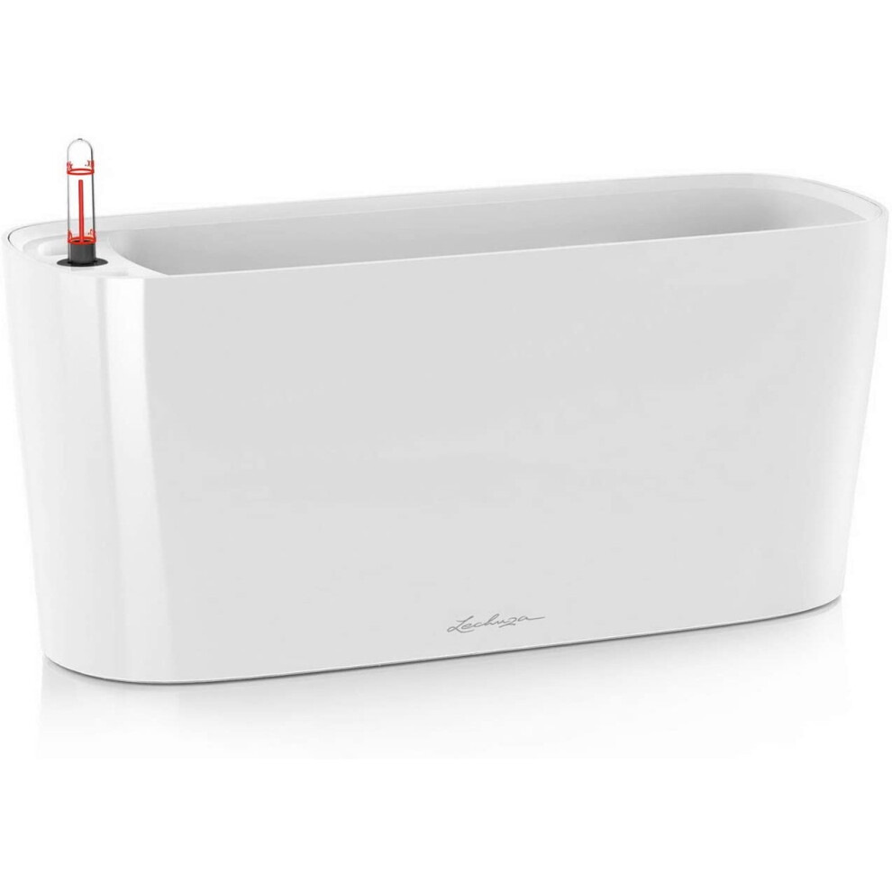 LECHUZA DELTA 20 Self Watering Planter Flower Plant Pot Indoor Table Planter without Drainage Hole w