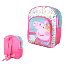 Peppa Pig Deluxe Backpack with front and side pockets