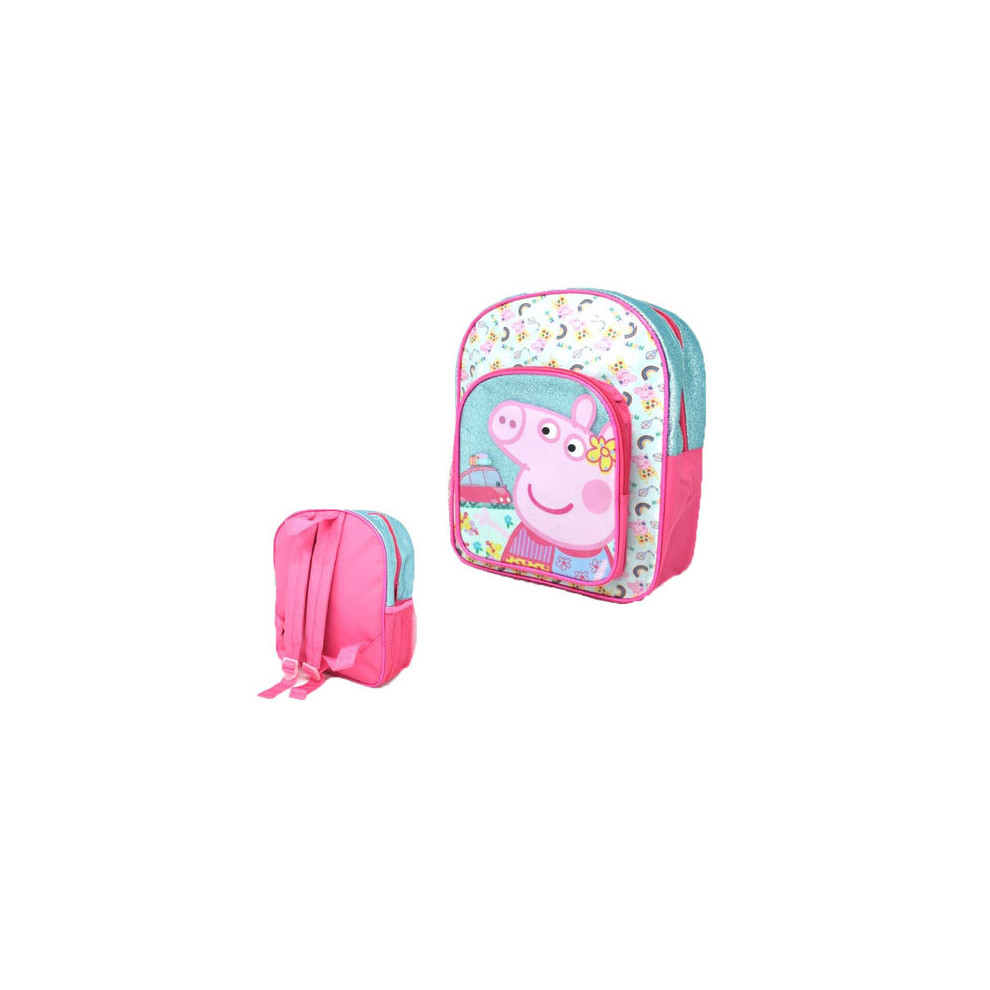 Peppa Pig Deluxe Backpack with front and side pockets