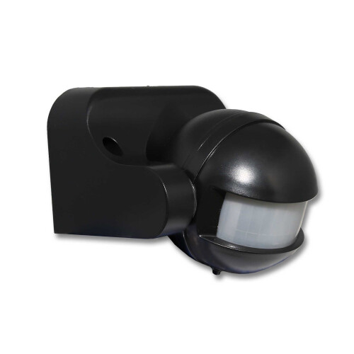 Lowenergie (BLACK Wall Mounted, 1200w) Occupancy Sensor PIR Motion Light Switch Ceiling Recessed Wall Long Short Range 1
