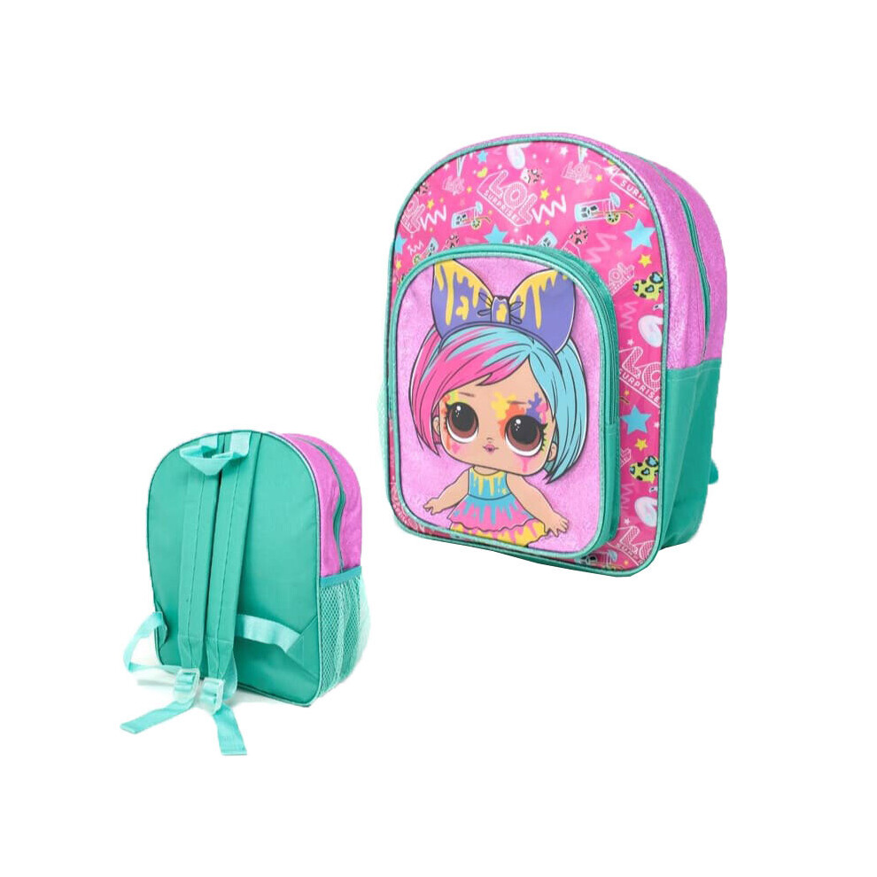 L.O.L. Surprise Deluxe Backpack with front and side pockets