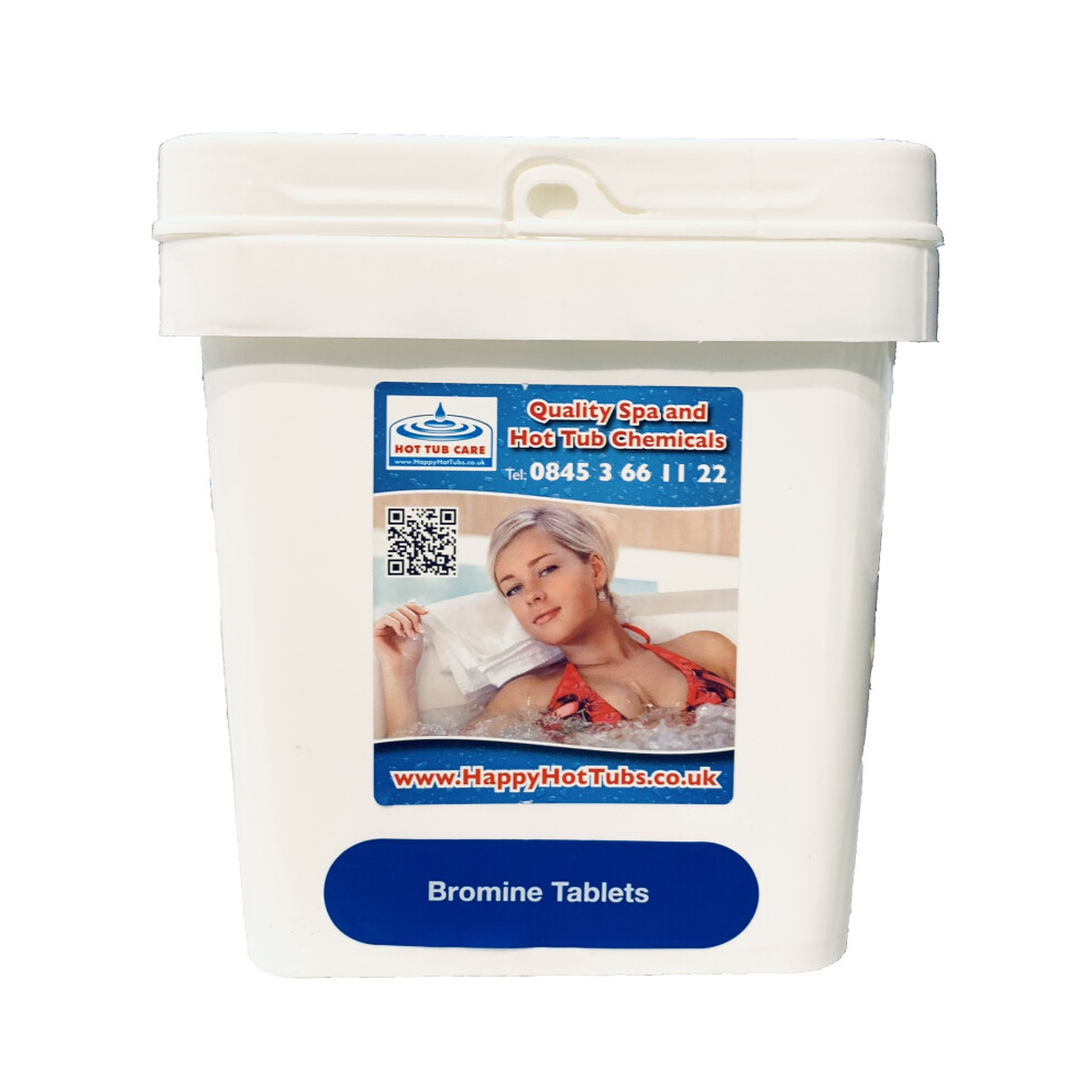 (5kg) Happy Hot Tubs Small Bromine Tablets 20g Tub Spa