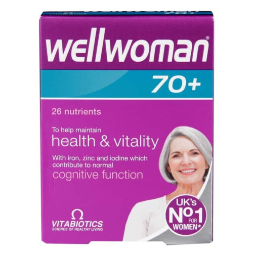 Vitabiotics Vitabiotics Wellwoman 70+ 30 Tablets