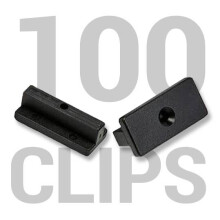 100 Composite Decking Clips Fixings T-clips Plastic Hidden Fasteners