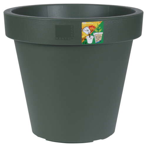 URBN Living (Green) Strong Round Plastic Irrigation System Plant Pots 2