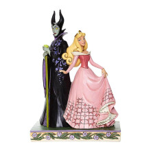 Enesco Disney Traditions von Jim Shore Schlafende Schönheit Aurora und Maleficent Figur, 23 cm, Mehrfarbig
