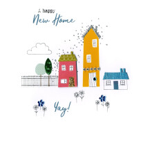 Happy New Home Yay! Irresistible Greeting Card Embellished Cards