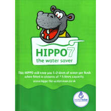 (7 Green) Hippo Toilet Water Saver 7 or 9 Litre Cistern, Energy Water Saving Reduce Bills