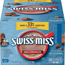 Swiss Miss Milk Chocolate Hot Cocoa Drink Mix Sachet 50 ct Box 1.95 kg