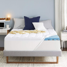 Dual Layer Mattress Topper, 4 Inches, Queen