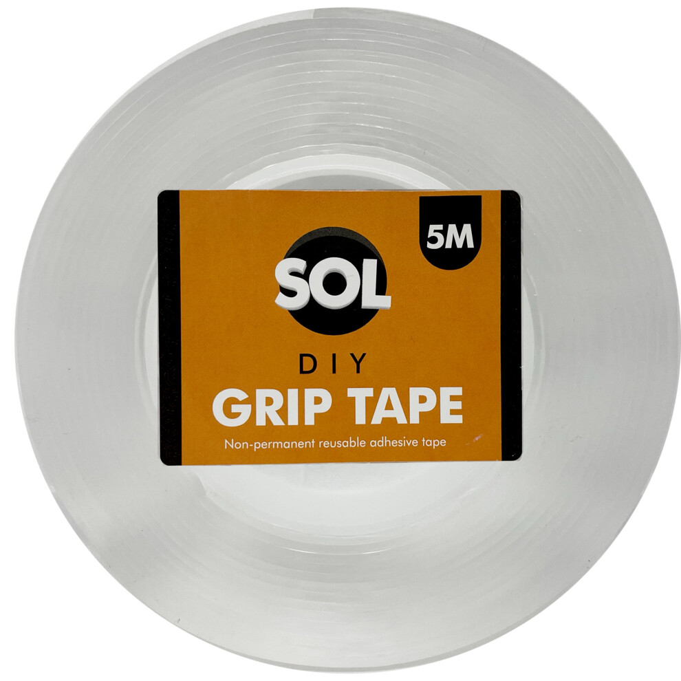 5M X 2Cm Nano Tape For Mounting | Double Sided Adhesive Tape For Walls 5056175950744