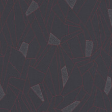 (Anthracite Grey Red 37677-3 ) AS Creation Geometric Embossed Geo Wallpaper Textured Vinyl Metallic Non Woven