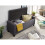 Verona Ottoman Storage Bench Bedding Box - Charcoal Fabric 5