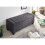 Verona Ottoman Storage Bench Bedding Box - Charcoal Fabric 3