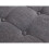Verona Ottoman Storage Bench Bedding Box - Charcoal Fabric 7