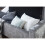Verona Crushed Velvet Storage Bench - Grey 7