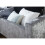 Verona Crushed Velvet Storage Bench - Grey 4