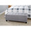Verona Ottoman Storage Bench Bedding Box - Grey Fabric 2