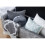 Verona Crushed Velvet Storage Bench - Grey 5