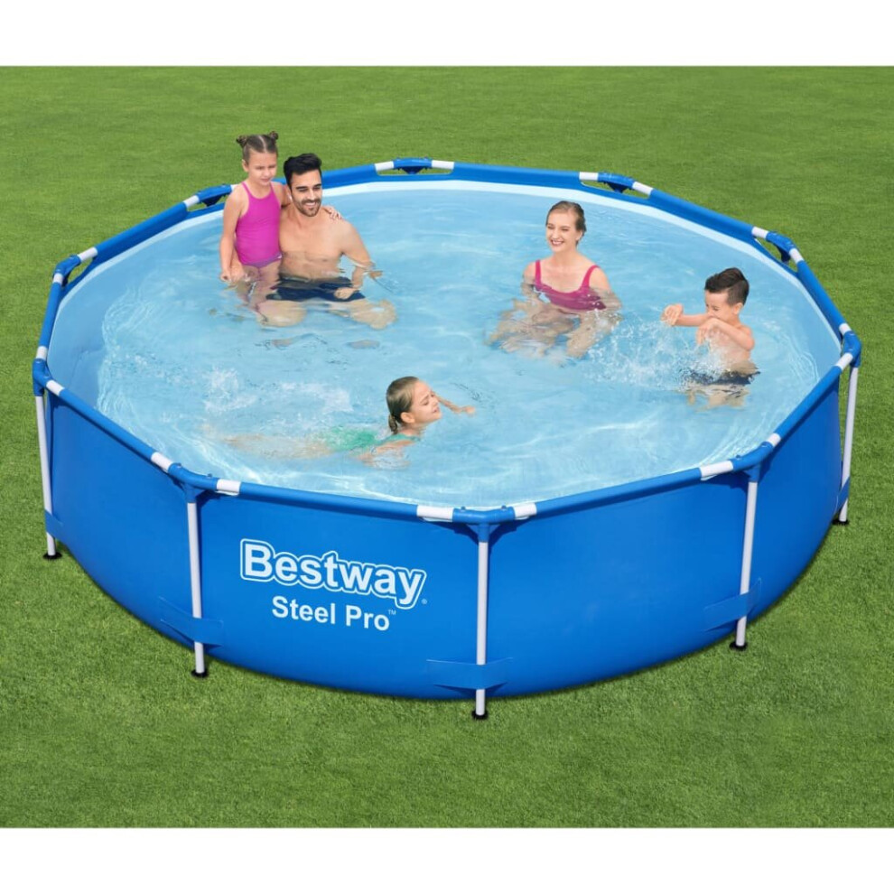 Bestway Steel Pro Swimming Pool Outdoor Garden Backyard Summer Frame Pool