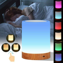 Lampe LED Dimmable à capteur tactile Lampe de chevet rechargeable Veilleuse de table