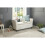 Verona Crushed Velvet Storage Bench - Oyster 7