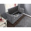 Verona Diamante  Ottoman Window Seat Grey 3